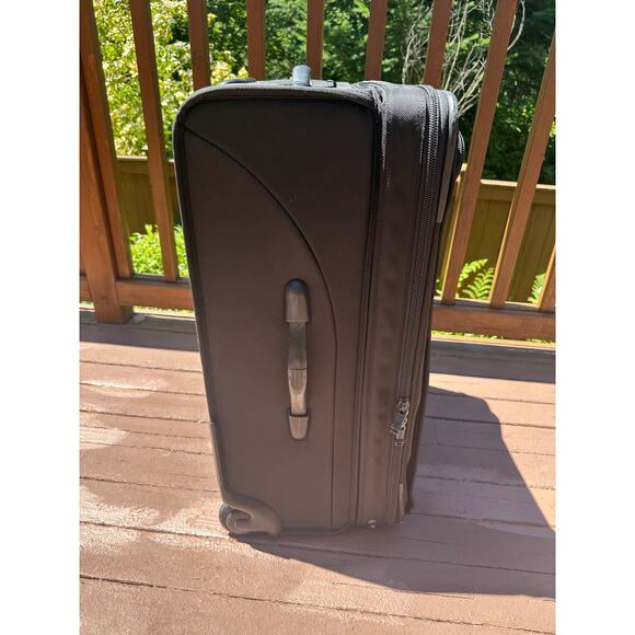 Tumi Alpha 22026DH Black Medium Trip Expandable Suitcase w/ garment bag - Picture 7 of 16